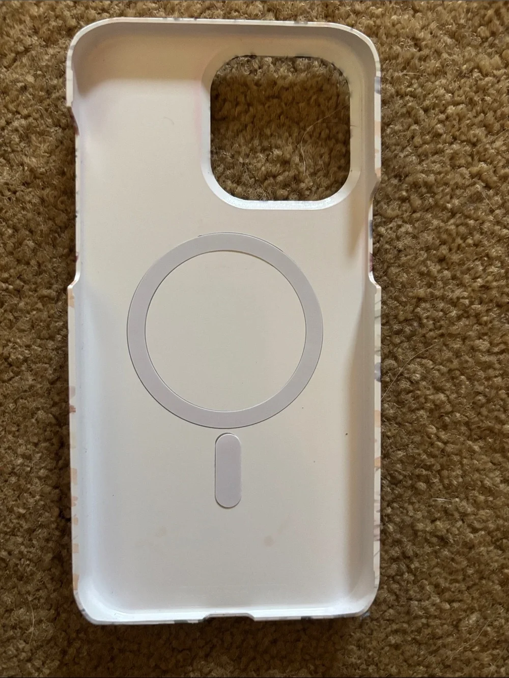 Brindley Floral White Phone Case with Ring Grip. Apple iphone 14 Pro Max